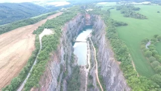 Lomy Velká Amerika, Mexiko a Karlštejn dronem