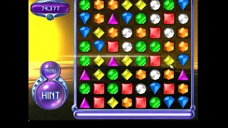 Bejeweled 2 Playthrough Classic Mode Level 13 FAIL!
