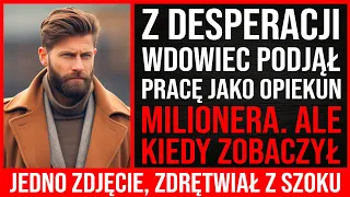 Z Desperacji Wdowiec Podjął Pracę Jako Opiekun Milionera. Ale Kiedy Zobaczył Tam Jedno Zdjęcie...