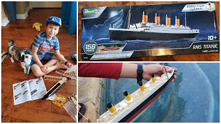 Revell Titanic Model Unboxing, Build & Floating