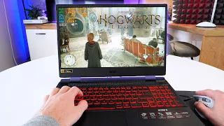 Hogwarts Legacy | Acer Nitro 5 |  RTX 3050, I5 12500H- POV Gameplay Test, Impression, Frame Rate