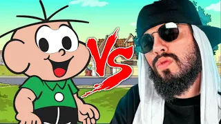 Cebolinha Vs Mussoumano Batalha Cartoon