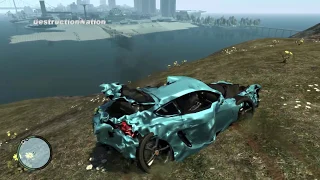 GTA 4 Cliff Drops & Jumps  (GTA 4 Crashes/Ragdolls)