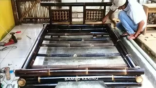 Membuat Tempat Tidur dari Bambu