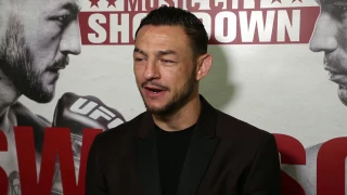 Cub Swanson talks about tonight's victory and what's next for him in featherweight division