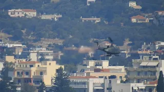 Hellenic Army Aviation Huey UH-1H take off.