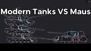 MAUS VS MODERN TANKS | People Playground