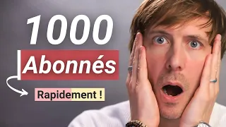 De 0 à 1000 abonnés RAPIDEMENT : 15 astuces faciles