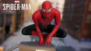 Spider-Man PC - Spider-Man 3 Movie Suit MOD Free Roam Gameplay!