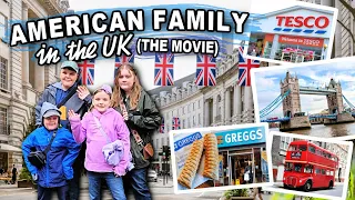 AMERICAN FAMILY'S FIRST TIME IN THE UK 🇬🇧 - THE MOVIE | Bunches of Lunches