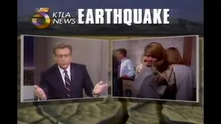 KTLA TV Channel 5 News Northridge Earthquake Evening Coverage Los Angeles January 17, 1994