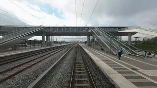 4K Førerrumsvideo / Cabride (Denmark): København H - Køge Nord. (Cph. Central - Koege North).