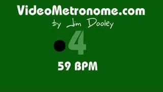 59 BPM Human Voice Metronome by Jim Dooley