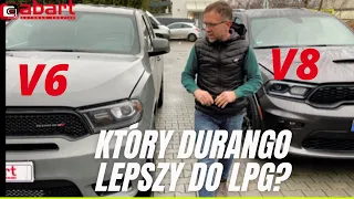 Który Dodge Durango 5.7 V8 czy 3.6 V6 lepszy do montażu instalacji gazowej LPG w @AbartAutoGazSerwis ?