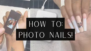 Valentine’s Full Set : How to Photo Nails! The Best Mini Printer Ever! Watch Me Do My Nails!