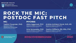 Discover Brigham: Rock the Mic: Postdoc Fast Pitch