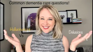 Hallucinations vs. delusions in dementia
