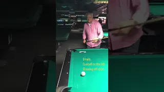 How many attempts to do this  ⬇️ @ralph g  eckert #billiards #8ball #8ballpool #9ball #billiard #sey