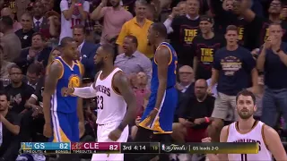 LeBron when guarded by KD (2017 NBA Finals)