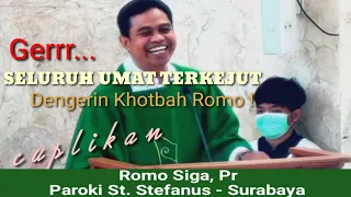 GERR... SELURUH UMAT TERKEJUT Mendengar Khotbah Romo - Berilah Rezeki secukupnya