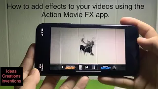 How to add effects to your videos using the Action Movie FX app.