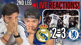 🚨INTENSE FAN LIVE REACTIONS: Madrid ELIMINATE Chelsea 5-4 on AGGREGATE to reach UCL SEMIFINALS