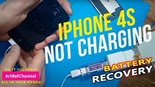 Repairing iPhone 4s doesn't turn on, doesn't charge - battery recover (How to) [Do it yourself]