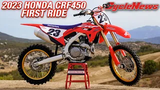 2023 Honda CRF450R First Ride - Cycle News