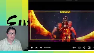 🇬🇪 2nd Rehearsal - Nutsa Buzaladze - Firefighter Eurovision 2024 #eurovision2024 #reaction