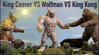 King Ceaser VS Wolfman VS King Kong (EPIC KAIJU BATTLE)