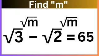 Brazil | can you solve | a nice radical exponential equation | math Olympiad