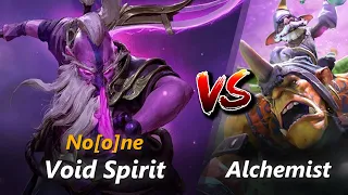 How to Void Spirit mid vs Alchemist (feat. No[o]ne) | First 10 minutes