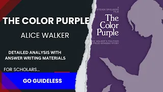 The Color Purple by Alice Walker/Summary/Analysis(In Hindi)/Discourse/DU SOL 5th Semester