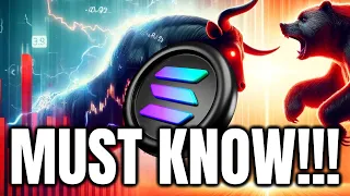 SOLANA (SOL) ALL HOLDERS MUST UNDERSTAND THIS, HERE IS WHY !!!!!!!! | SOLANA PRICE PREDICTION🔥