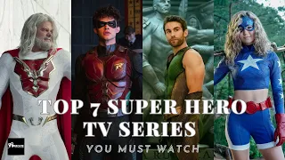 Top 7 Best Superhero TV Series You Must Watch 🎬 | 2023 | English | Netflix, Amazon Prime 📺 #tvseries