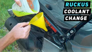 Honda Ruckus 50 - Coolant Change | Mitch's Scooter Stuff
