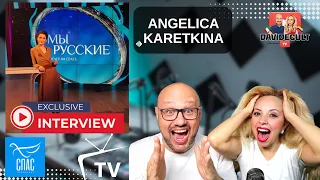 Эксклюзивное интервью с Davidecult Tv от российского тележурналиста Анжелики Кареткиной