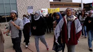 ‘Ceasefire is extremely important’: Pro-Palestine students hold peaceful protest at UB
