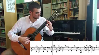 "tristeza" for one guitar - Riccardo Carra (toquinho version transcribed from chitarprof)