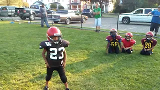 6 year old starting linebacker and running back Jermill Jackson