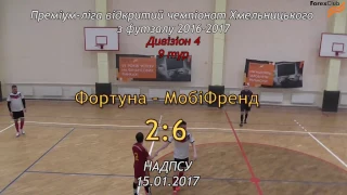 Фортуна – МобіФренд - 2:6, (1:4), Дивізіон 4, 9 тур