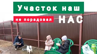 Участок наш не порадовал нас. Прошёл год, как мы купили участок.