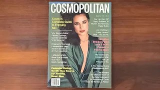 1982 September ASMR Magazine Flip Through: Cosmopolitan w Andie MacDowell, Lesley Ann Warren