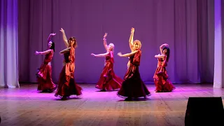 Коллектив восточного танца Хабиби body .танец "Стихии"