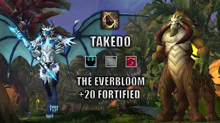 WoW Aug Evoker Mythic+ 10.2 POV | +20 The Everbloom | Fortified | Dragonflight Season 3