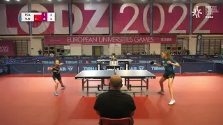 European Universities Games Lodz 2022 Final 🏓