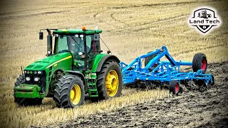 НОВАЯ СЕЛЬХОЗТЕХНИКА В ХОЗЯЙСТВЕ: ТРАКТОР JOHN DEERE 8430 РАБОТАЕТ С КУЛЬТИВАТОРОМ LEMKEN KARAT 9!