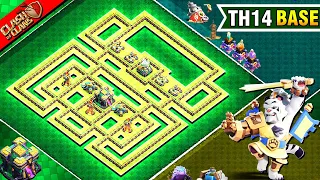 NEW STRONGEST! Town Hall 14 (TH14) Trophy farming Base With CopyLink 2023 | Clash Of Clans #109