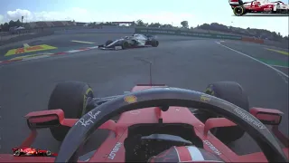 CHARLES LECLERC SPIN SPAIN 2020 ONBOARD