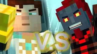 Minecraft: Story Mode -  S2 - Episode 5 Last Boss Battle + Ending (Jesse VS Admin)